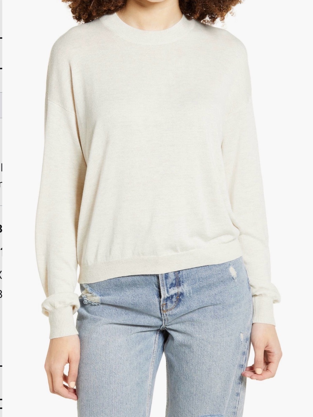 BP. Wide Crew Easy Pullover